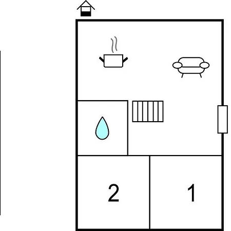 Two-bedroom In Hébergement de vacances *